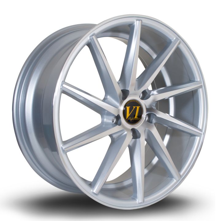 6Performance<br>ESHR Polished Flat Silver (18x8)